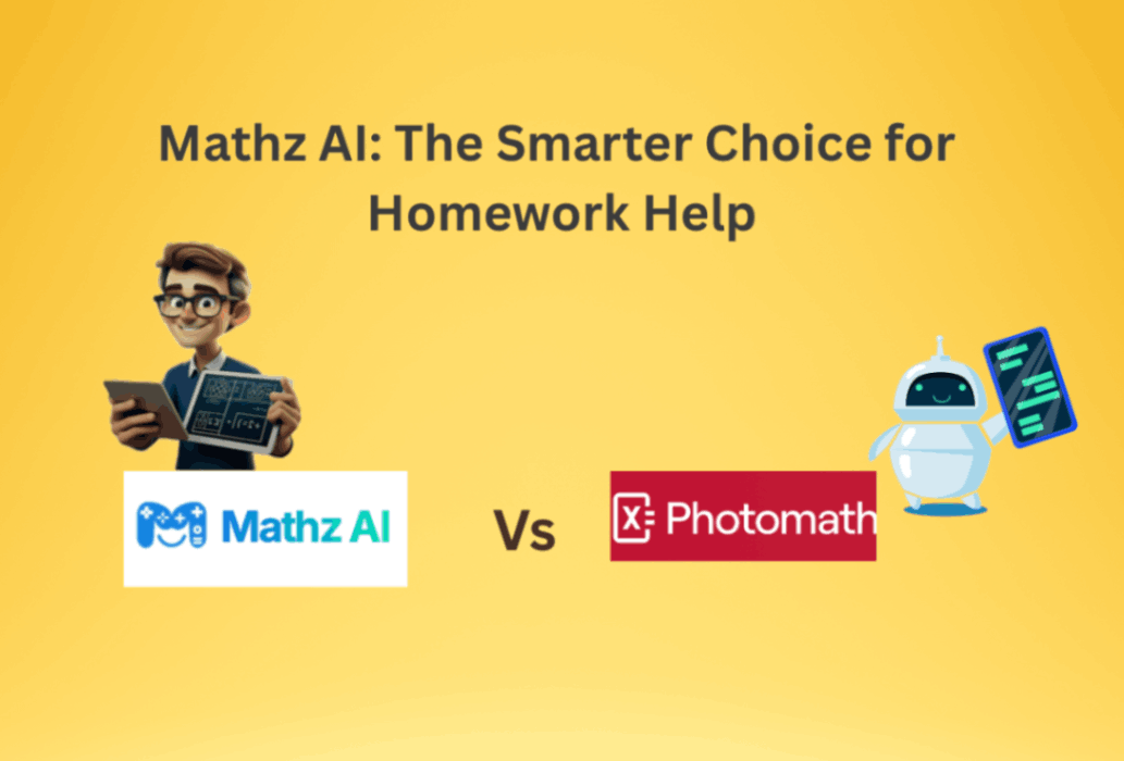 Comparison image of Mathz AI and Photomath interfaces